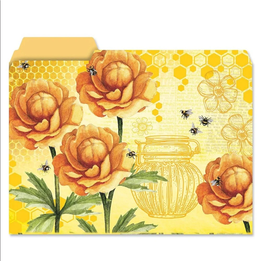 Bee Friends File Folders - Set of 24 (6 Designs) (619913)